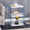 Three Layer Storage Edge Coffee Table for Home