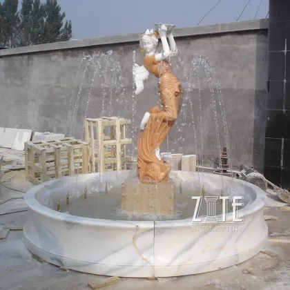 Western Style marble garden fountain leroy merlin