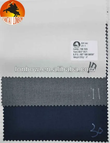 Polyester and rayon excellent soft fabric