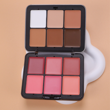 Private Label Full Face Multi-Use Cream Contour Blush Concealer Palette