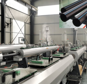 110mm PE pipe machine/plastic pipe extrusion machine/large diameter corrugated drainage pipe