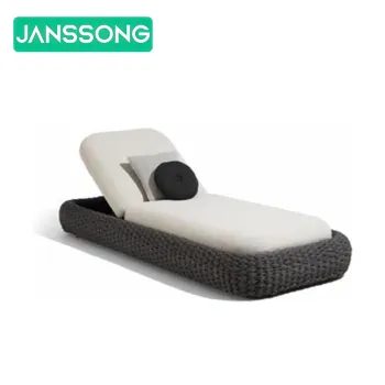 Nordic Luxury Outdoor Rattan Recliner Sofa Bed