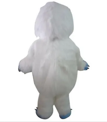 New Type Yeti Abominable Snowman Monster Mascot Costume Fancy Festival or Commercial Activities Supply Adult Sizel