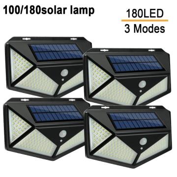 100 180 LED Solar Solar Pir Motion Sensor Light