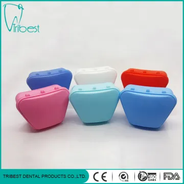 American Type Trapezoidal Frosted Denture Case