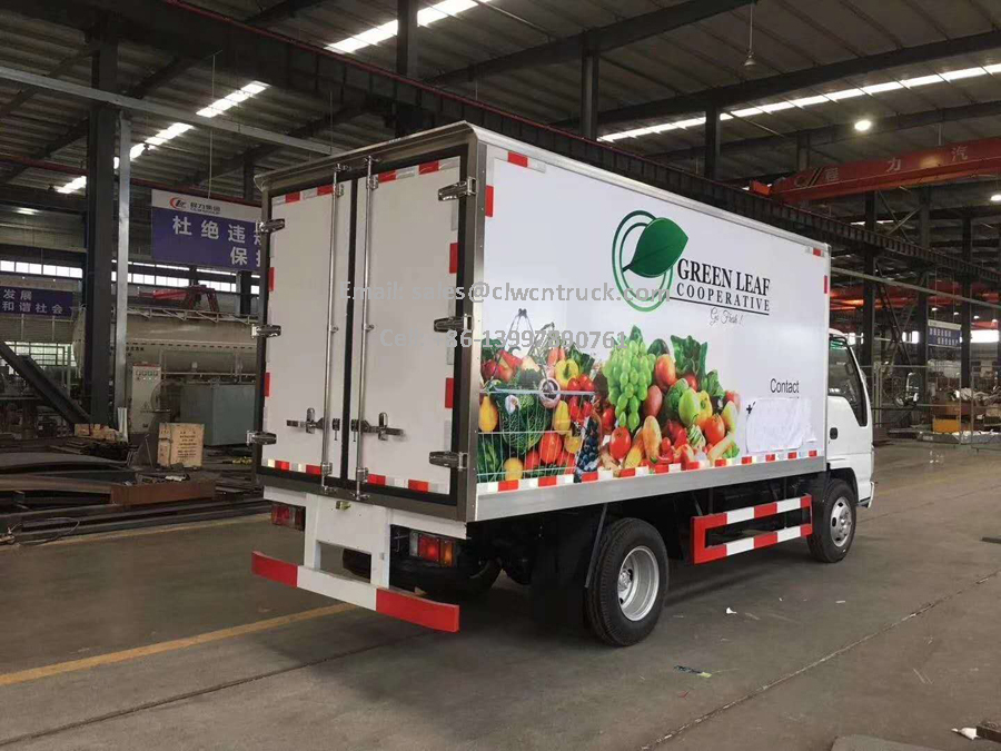 isuzu cold storage truck for fresh fish