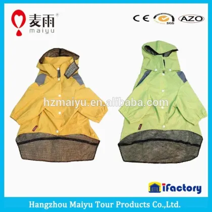 waterproof rainproof dog rain wear