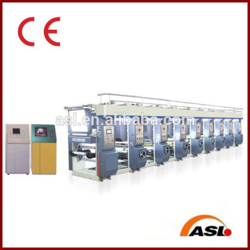 Computerized taiwan rotogravure printing machine with CE certificate