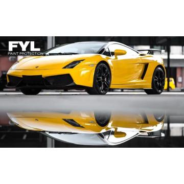 Ultra Gloss Girlower Yellow Car Vinyl Wrap