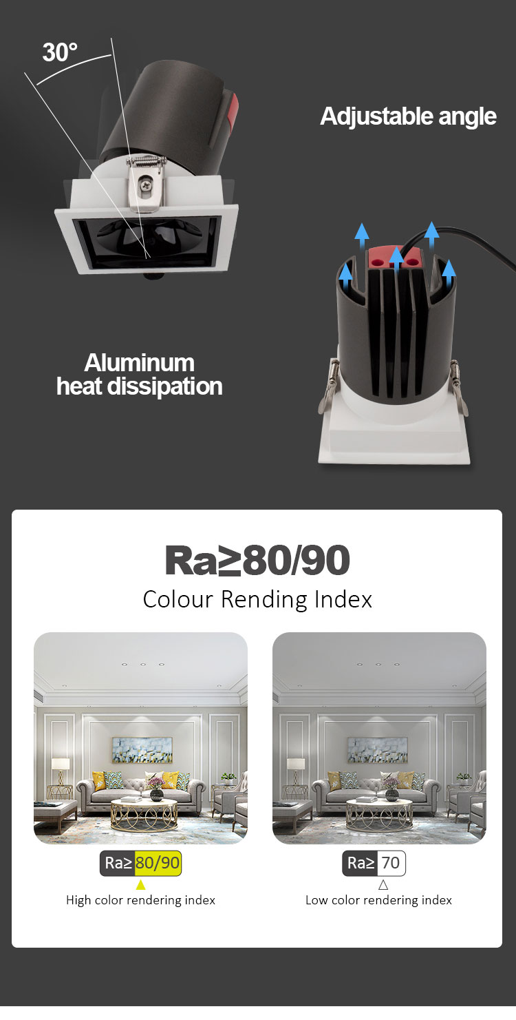 square led downlight
