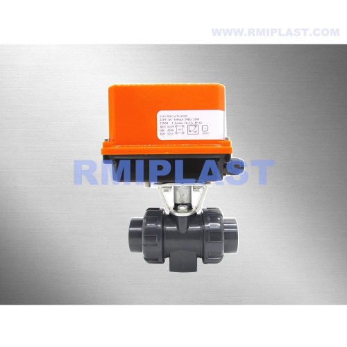 Limit Switch ile Elektrikli Küresel Vana UPVC