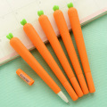 Novelty Fresh Carrot Gel Pen Kawaii 0.5mm Black Ink Pens Promotional Birthday Gift Stationery School & Office Supply