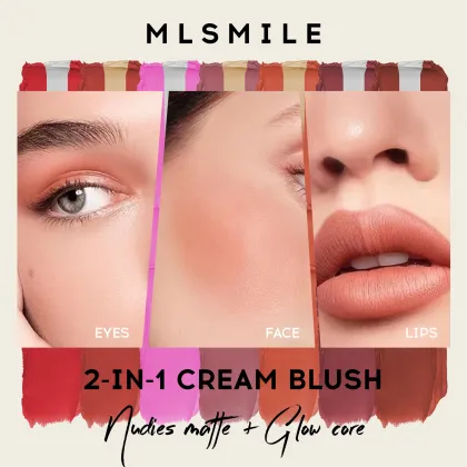 Korean Vegan Makeup: Eye, Cheek, & Lip Tint Set