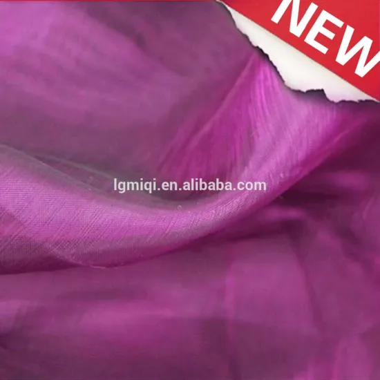 Wholesale High Quality100% Polyester African Organza Lace Fabric