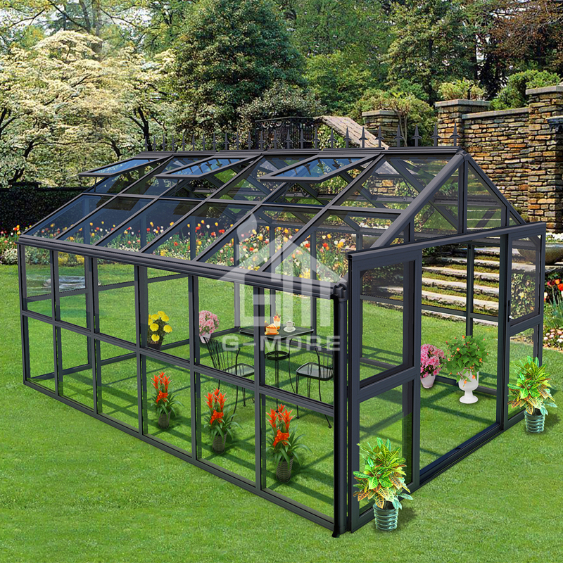 Super Strong Extendable Greenhouse Sunroom kits Luxury Prefab Green House