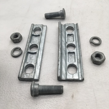 Galvanized Guy Clamp 3 Bolt Type Cable Suspension Clamp for Overhead Lines
