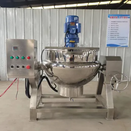 Steam Jacketed Kettle 300 L Tilt With Mixer