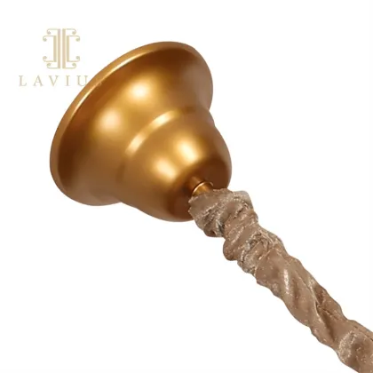 Chinese Style Cloth Lampshade Living Room Pendant Lamp