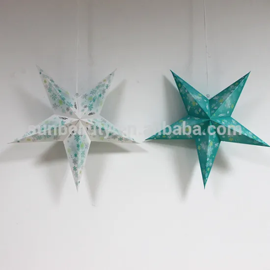 2016 hot sale Manufacturer christmas decoration paper stars