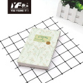 Benutzerdefinierte Blumenstil Hardcover Memo Pad Notebook tragbares Notizbuch und Tagebuch