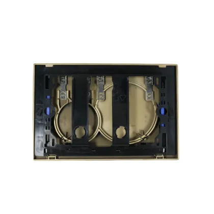 Geberit Sigma Concealed Cistern Push Button Flush Plate - Brushed Gold