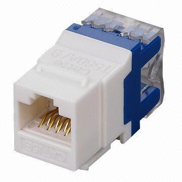 180° Rj45 Cat6 Clipsal Keystone Jack With 1000v Dc Withstand Voltage ...