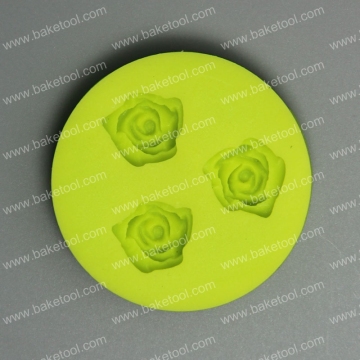 New Small Round shape Rose Silicone Mold for Cake Fondant Decoration