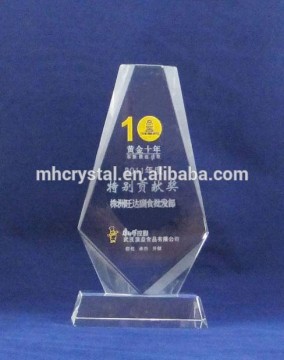 Hexagonal Crystal Award Plaque MH-J0670