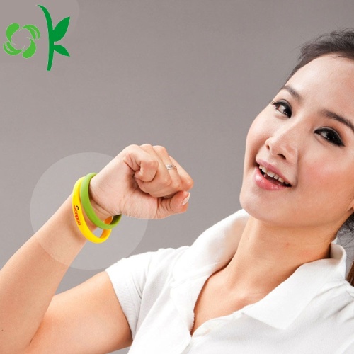 สายรัดข้อมือพลังการรักษา Charm Silicone Elastic Bracelets