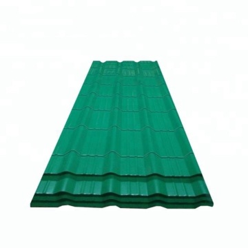 Folhas de telhado de aço de corrugado Galvanized PPGI/PPGL para telhados ao ar livre