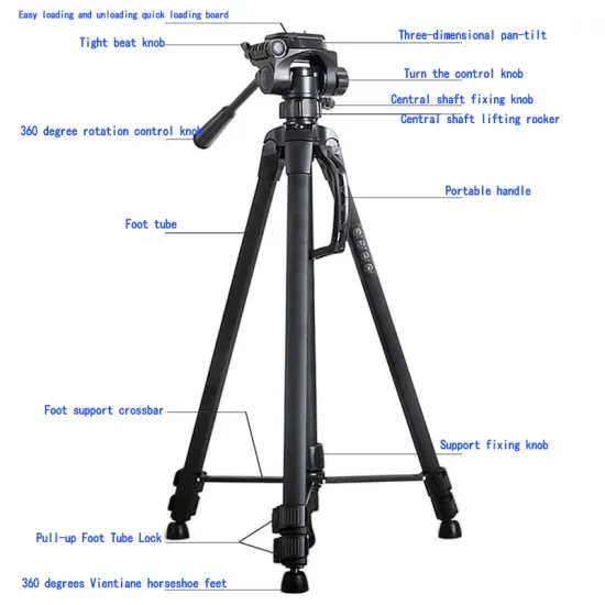 Celestron Bird Watching Camera Tripod: Stable and Retractable Aluminum Alloy Bracket