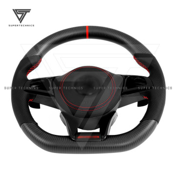 Supertechnics-10 Style Carbon Fiber Steering Wheel for Mercedes Benz AMG GTS 2015-2018