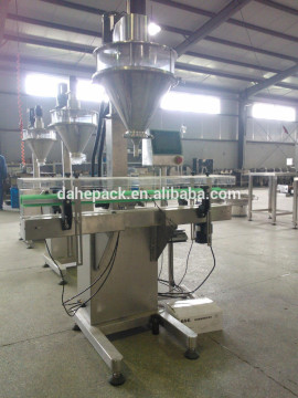 Automatic Linear Plant Food Powder Bottles&Cans Filling Machine,Auger Filler