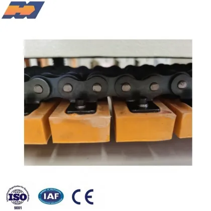 Plastic Haul Off Transmission Roller Chains with Rubber Blocks