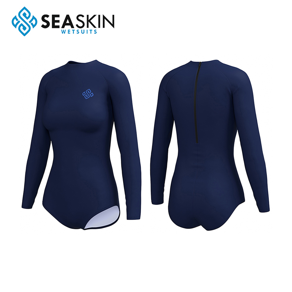 Seaskin bayan özelleştirilebilir uzun kollu bikini wetsuit