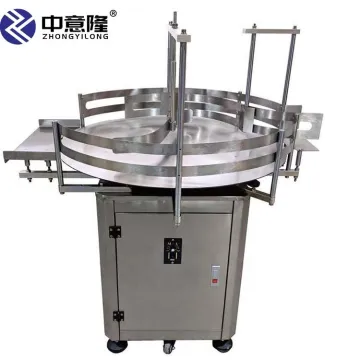 Semi-Automatic Bottle Unscrambler Machine with Turntable for Plastic Glass Bottle Collection