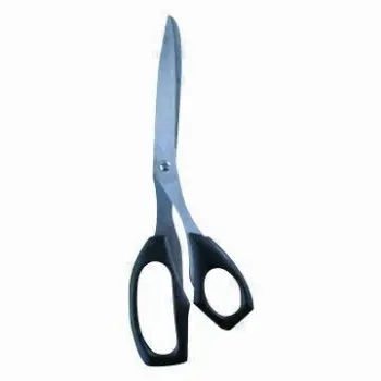 Tailor scissors, made of 18/0 stainless steel with plastic handle