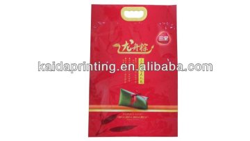 large plastic carry bags with sizes 50g to 10kg, with a handle ring, good barrier, long term storage