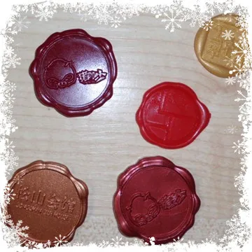 Decorative wax sticker seals