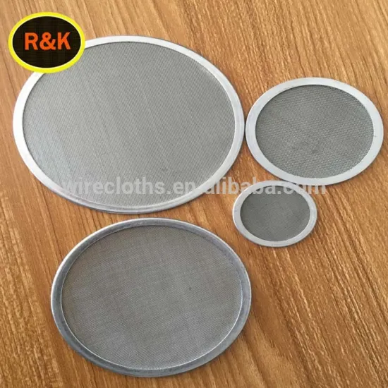 Weave mesh Disc filter for stainless steel or copper or aluminum