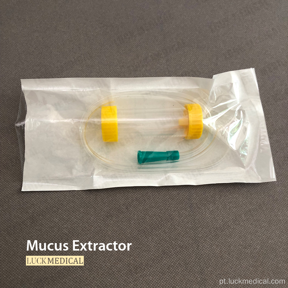 Extrator de muco descartável para adultos e bebês