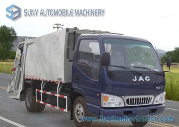 JAC 4*2 2m3 3m3 mimi compactor garbage truck 2 axles
