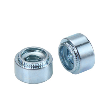 High-Quality Customizable Carbon Steel Galvanized Pressure Rivet Nuts: M8 Size with Various Types of Knurled Designs