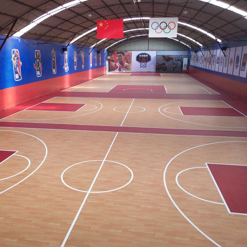 Pisos para quadras de basquete cobertas