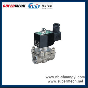 2wb injap Solenoid cecair dengan badan keluli tahan karat