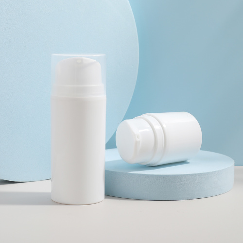 Airless Bottle Mono Pump Airless Pump Bottle White Color Cosmetic Airless Pump Bottle Factory