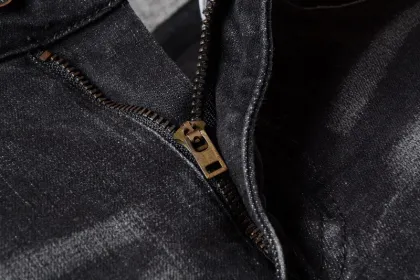 Fashion Urban Men's Slim Narrow-feet Black Jeans