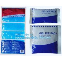 Liquid and fruit fresh keeping ice bag pack, bagged ice storage box for fresh vegetables, disposable ice cube bag for fruit or w