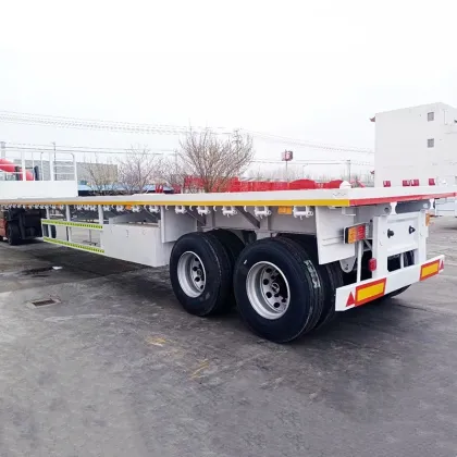Container Flatbed Semi-Trailer Flatbed Truck Tractor