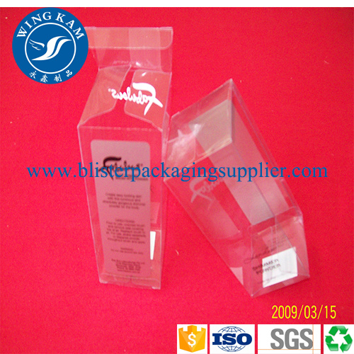 Transparent Clear Plastic Box with Flower Hanger